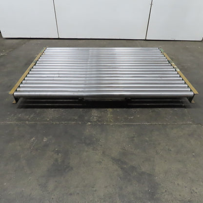 72" x 53" OAL Gravity Roller Conveyor 8-1/2" Tall Belt Drive Capable