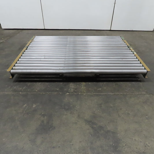 72" x 53" OAL Gravity Roller Conveyor 8-1/2" Tall Belt Drive Capable