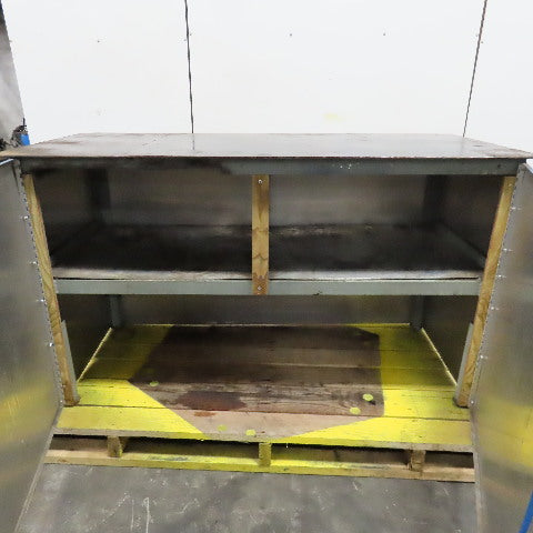 63" x 29" Light Duty Steel Top Workshop Garage Work Bench Storage Cabinet 36"T
