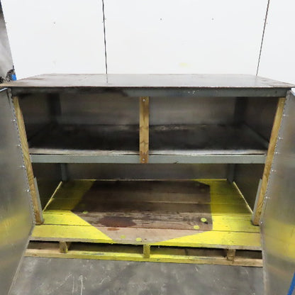 63" x 29" Light Duty Steel Top Workshop Garage Work Bench Storage Cabinet 36"T