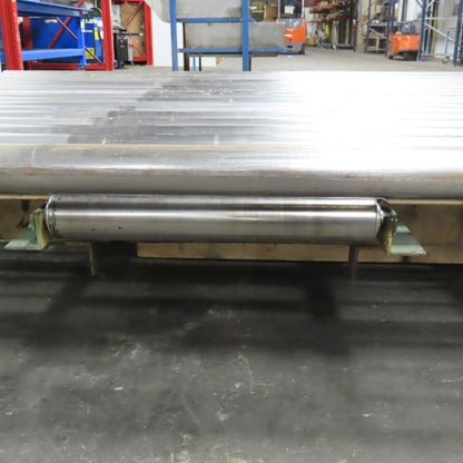 70" x 60" Powered Roller Conveyor 230/460V 3Ph 18FPM Needs Belt