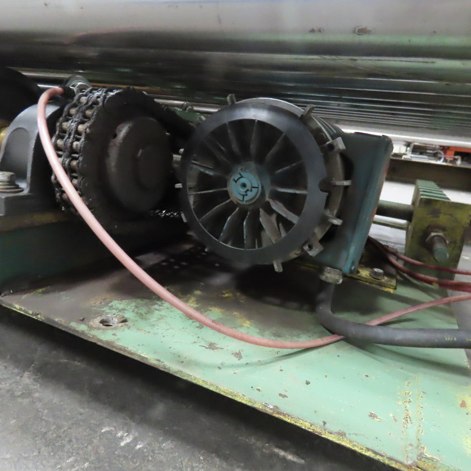 70" x 60" Powered Roller Conveyor 230/460V 3Ph 18FPM Needs Belt