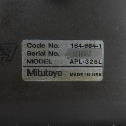 Mitutoyo APL-325L 2-Axis Digital Readout Console Display 120VAC W/Cord (Works)