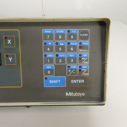 Mitutoyo APL-325L 2-Axis Digital Readout Console Display 120VAC W/Cord (Works)