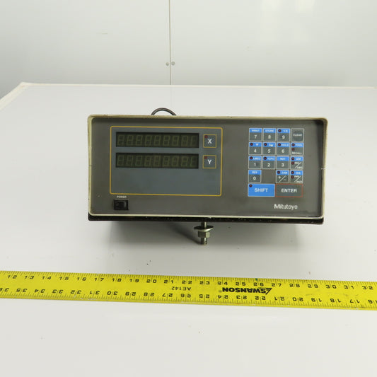Mitutoyo APL-325L 2-Axis Digital Readout Console Display 120VAC W/Cord (Works)
