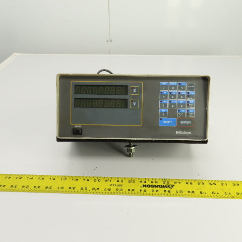 Mitutoyo APL-325L 2-Axis Digital Readout Console Display 120VAC W/Cord (Works)