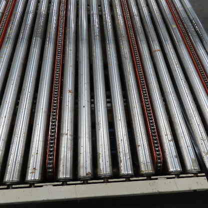 71" x 108" Gravity Roller Diverting Conveyor 230/460V Belt Drive Capable