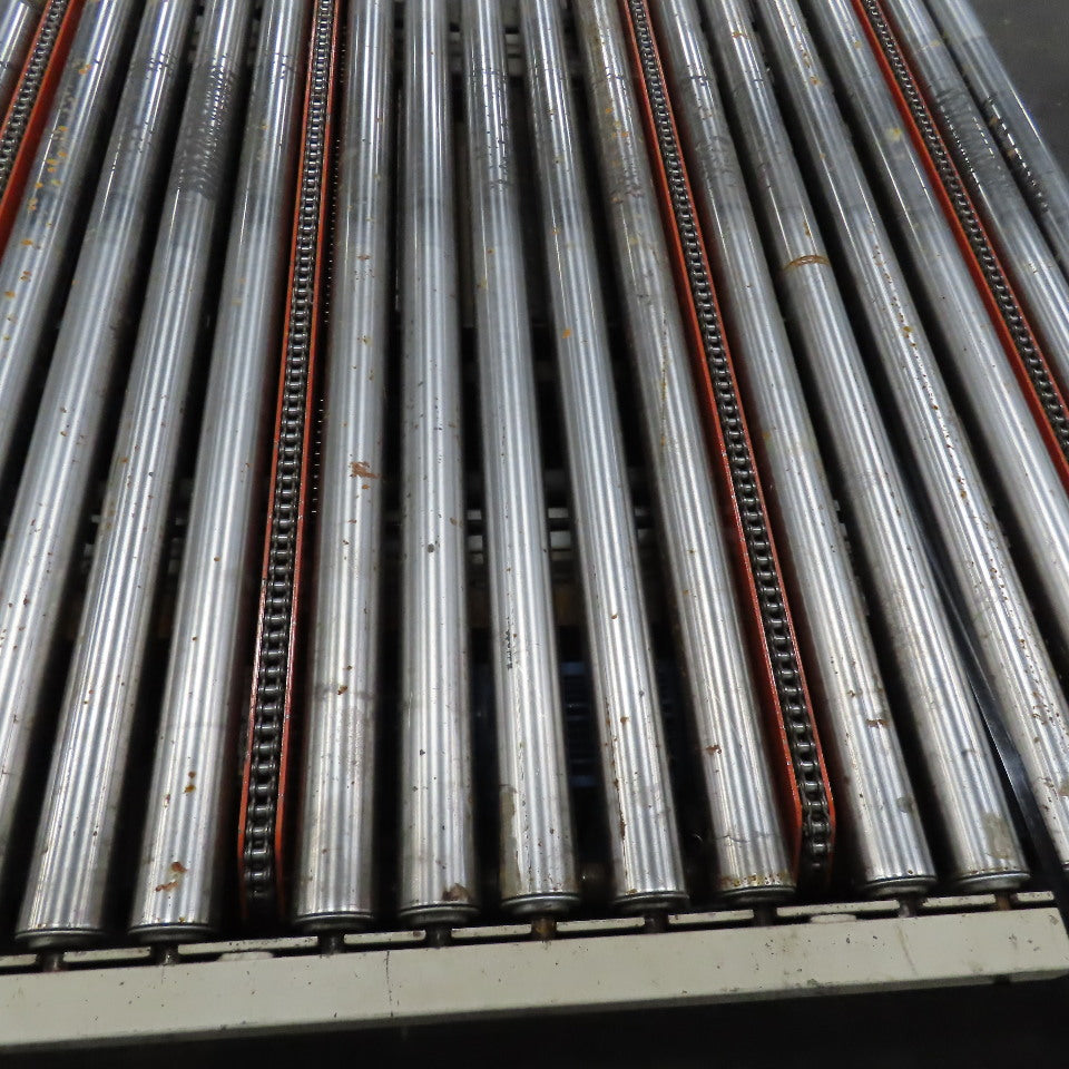 71" x 108" Gravity Roller Diverting Conveyor 230/460V Belt Drive Capable