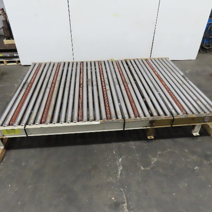 71" x 108" Gravity Roller Diverting Conveyor 230/460V Belt Drive Capable