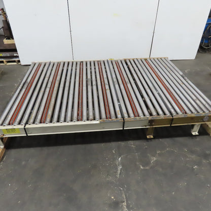 71" x 108" Gravity Roller Diverting Conveyor 230/460V Belt Drive Capable