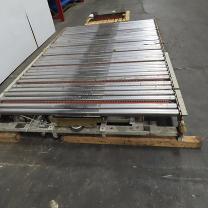 71" x 108" Gravity Roller Diverting Conveyor 230/460V Belt Drive Capable