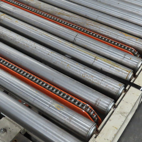 71" x 108" Gravity Roller Diverting Conveyor 230/460V Belt Drive Capable