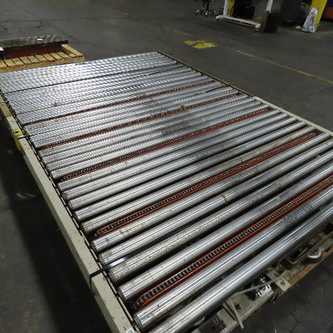 71" x 108" Gravity Roller Diverting Conveyor 230/460V Belt Drive Capable