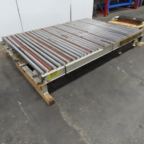 71" x 108" Gravity Roller Diverting Conveyor 230/460V Belt Drive Capable