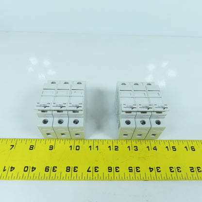 Cooper Bussmann CHCC 30A 600V Fuse Holder 3-Pole Lot Of 2