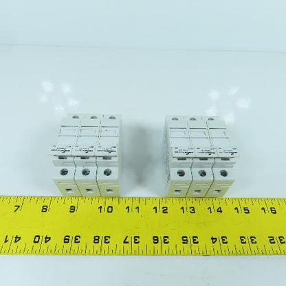 Cooper Bussmann CHCC 30A 600V Fuse Holder 3-Pole Lot Of 2