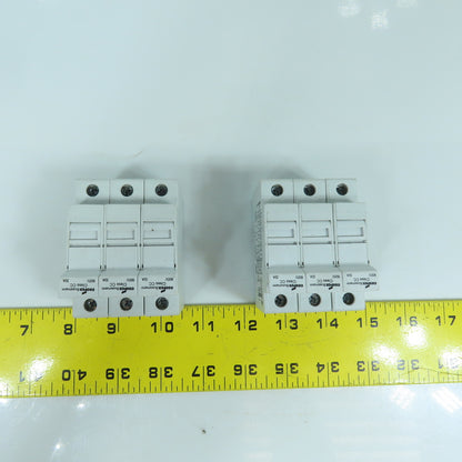 Cooper Bussmann CHCC 30A 600V Fuse Holder 3-Pole Lot Of 2