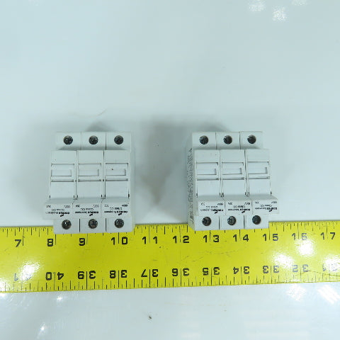 Cooper Bussmann CHCC 30A 600V Fuse Holder 3-Pole Lot Of 2