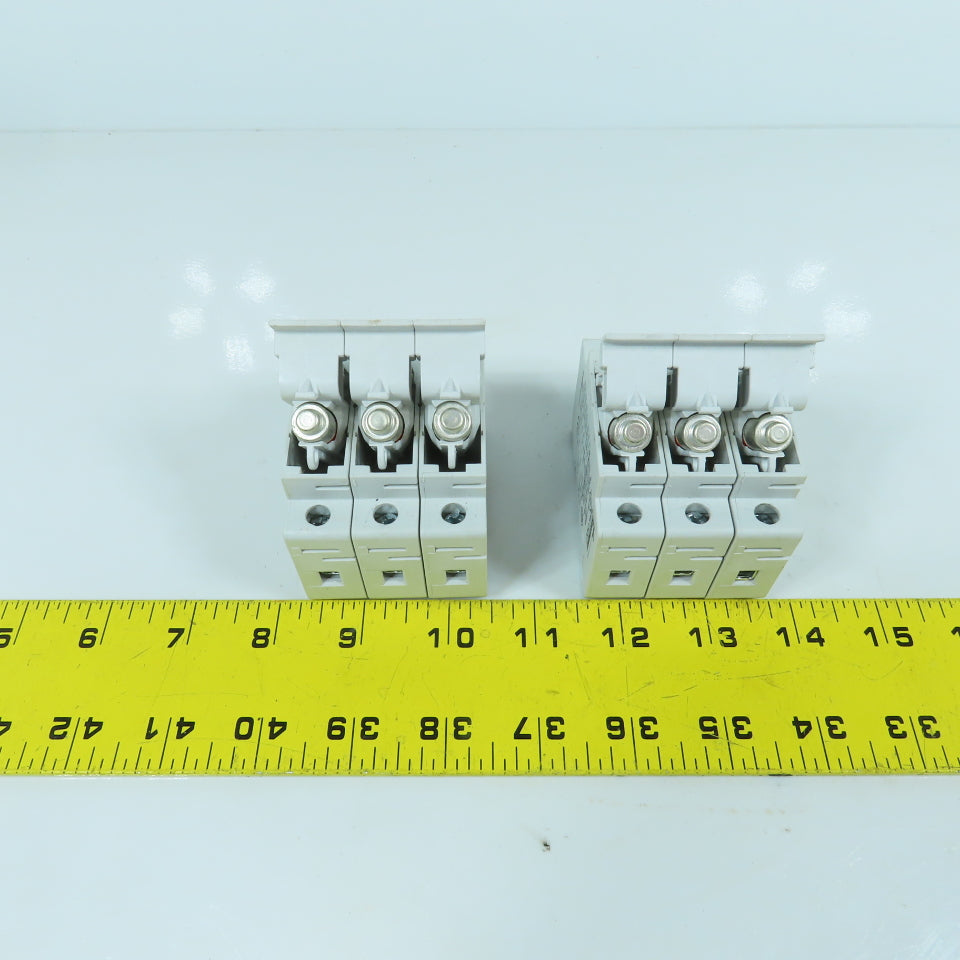 Cooper Bussmann CHCC 30A 600V Fuse Holder 3-Pole Lot Of 2