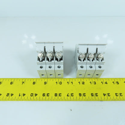 Cooper Bussmann CHCC 30A 600V Fuse Holder 3-Pole Lot Of 2