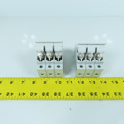 Cooper Bussmann CHCC 30A 600V Fuse Holder 3-Pole Lot Of 2