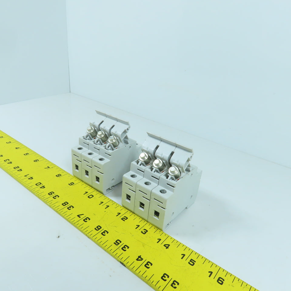 Cooper Bussmann CHCC 30A 600V Fuse Holder 3-Pole Lot Of 2