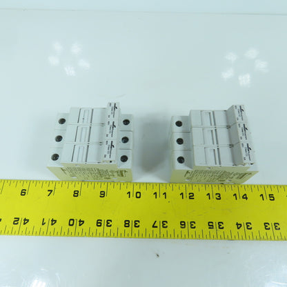Cooper Bussmann CHCC 30A 600V Fuse Holder 3-Pole Lot Of 2