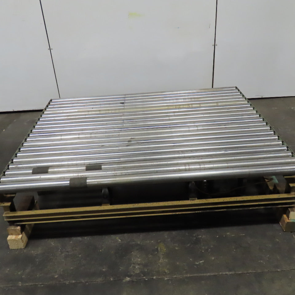 71" BF x 60" Powered Roller Conveyor 208-460V 26FPM Needs Belt