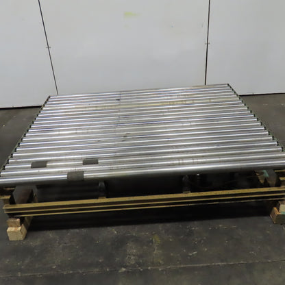 71" BF x 60" Powered Roller Conveyor 208-460V 26FPM Needs Belt