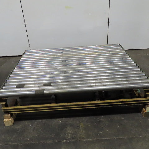 71" BF x 60" Powered Roller Conveyor 208-460V 26FPM Needs Belt