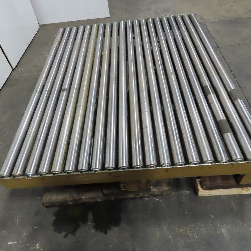 71" BF x 60" Powered Roller Conveyor 208-460V 26FPM Needs Belt