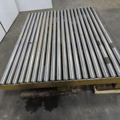 71" BF x 60" Powered Roller Conveyor 208-460V 26FPM Needs Belt