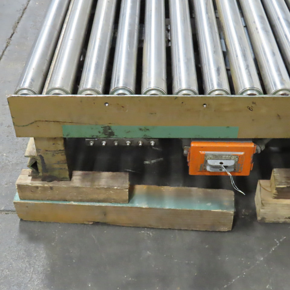 71" BF x 60" Powered Roller Conveyor 208-460V 26FPM Needs Belt