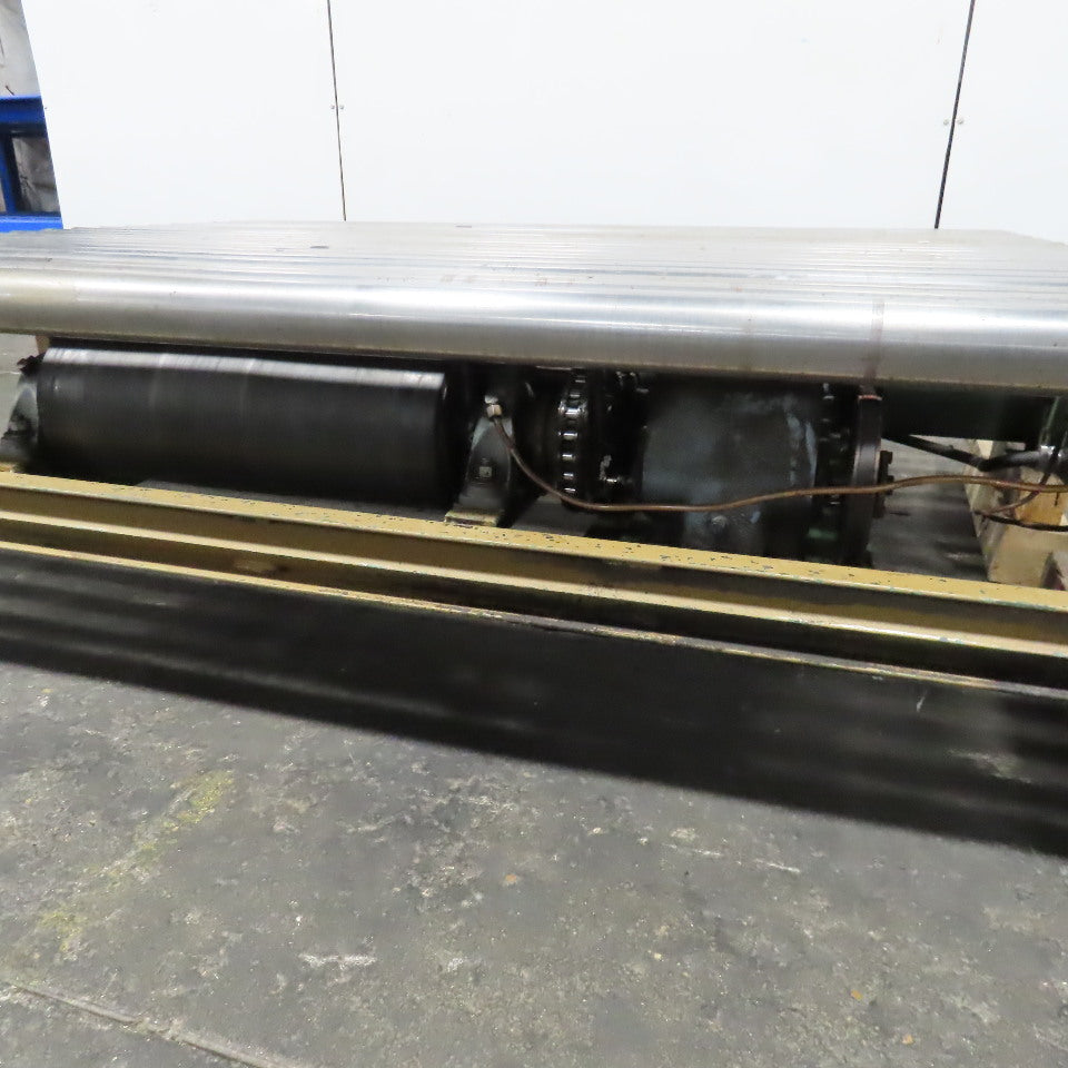 71" BF x 60" Powered Roller Conveyor 208-460V 26FPM Needs Belt
