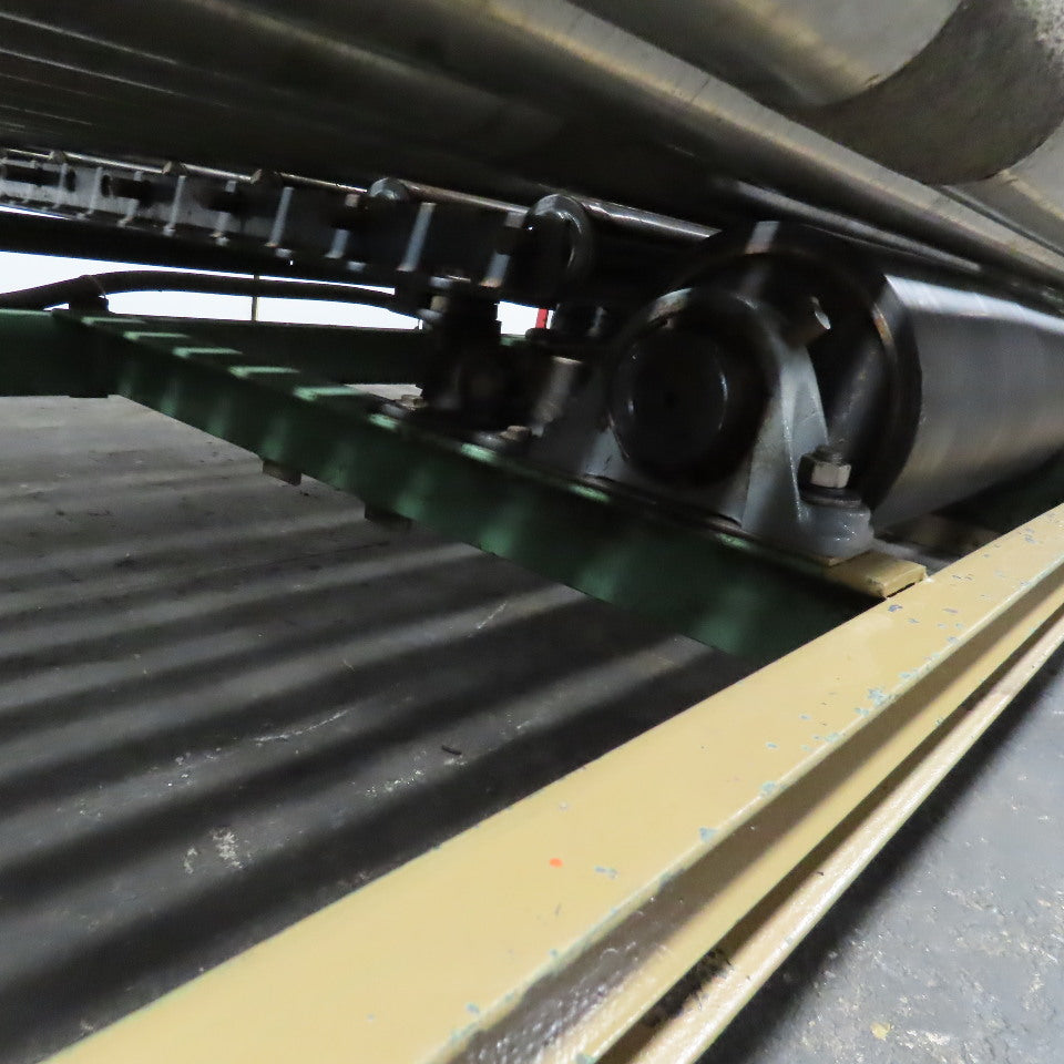 71" BF x 60" Powered Roller Conveyor 208-460V 26FPM Needs Belt