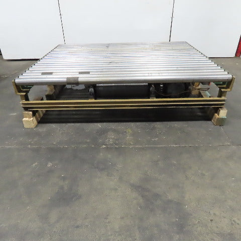 71" BF x 60" Powered Roller Conveyor 208-460V 26FPM Needs Belt