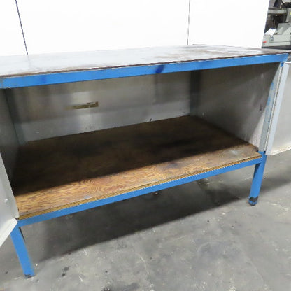 36" x 60" Light Weight Steel Top Workshop Garage Workbench Storage Cabinet