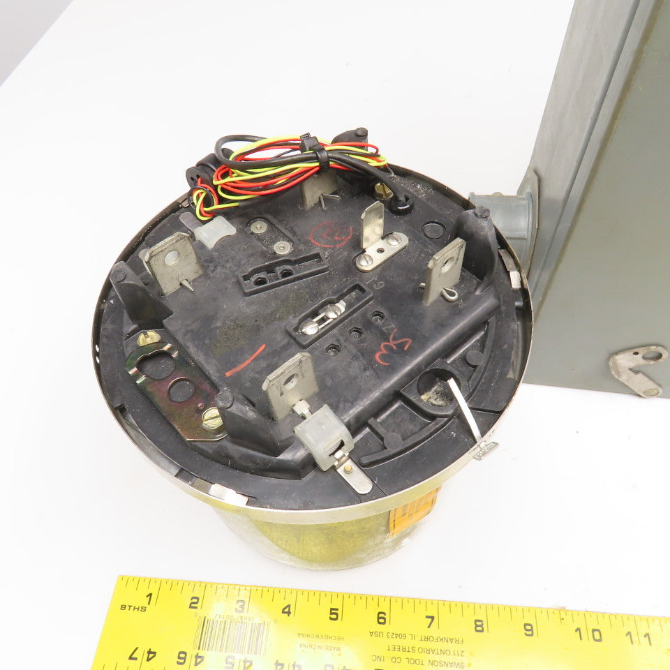 Schlumberger Type SL2S 200CL 480V 3Ph 3W 60Hz 57.6Kh Kilowatt-hour Meter & Base