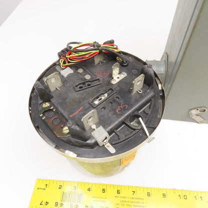 Schlumberger Type SL2S 200CL 480V 3Ph 3W 60Hz 57.6Kh Kilowatt-hour Meter & Base