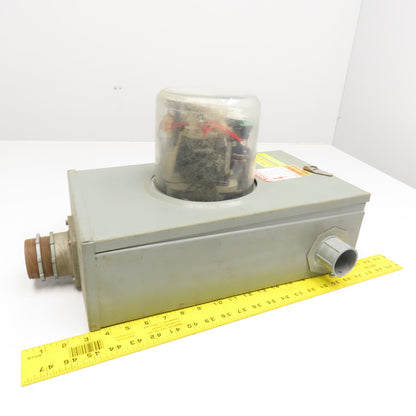 Schlumberger Type SL2S 200CL 480V 3Ph 3W 60Hz 57.6Kh Kilowatt-hour Meter & Base