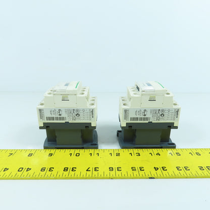 Schneider CAD50 10A Contactor Starter 120V Coil Lot Of 2