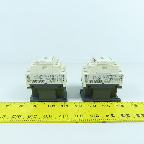 Schneider CAD50 10A Contactor Starter 120V Coil Lot Of 2