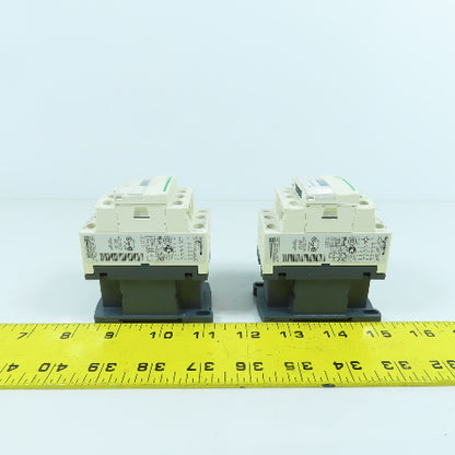 Schneider CAD50 10A Contactor Starter 120V Coil Lot Of 2