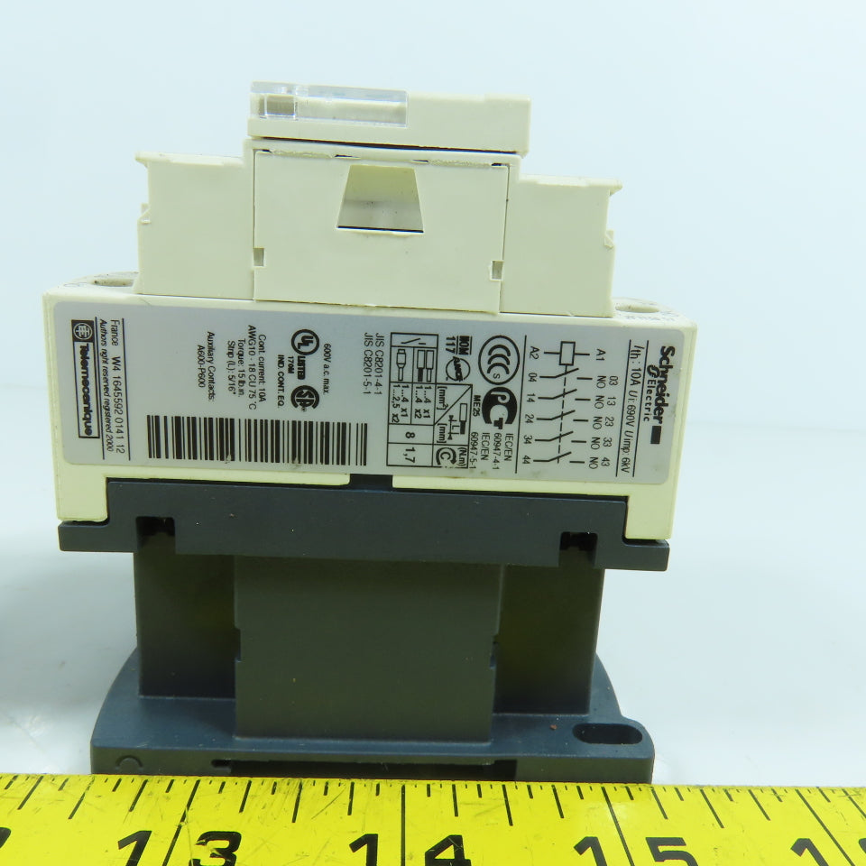 Schneider CAD50 10A Contactor Starter 120V Coil Lot Of 2