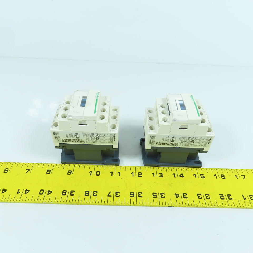 Schneider CAD50 10A Contactor Starter 120V Coil Lot Of 2