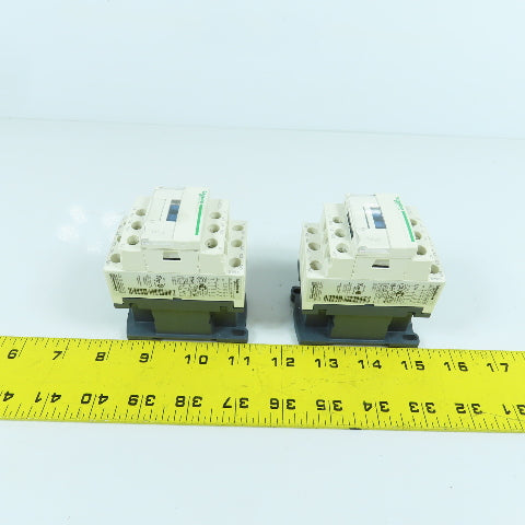 Schneider CAD50 10A Contactor Starter 120V Coil Lot Of 2
