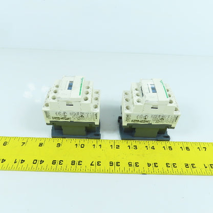 Schneider CAD50 10A Contactor Starter 120V Coil Lot Of 2