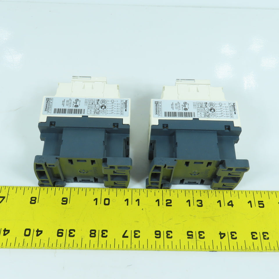 Schneider CAD50 10A Contactor Starter 120V Coil Lot Of 2