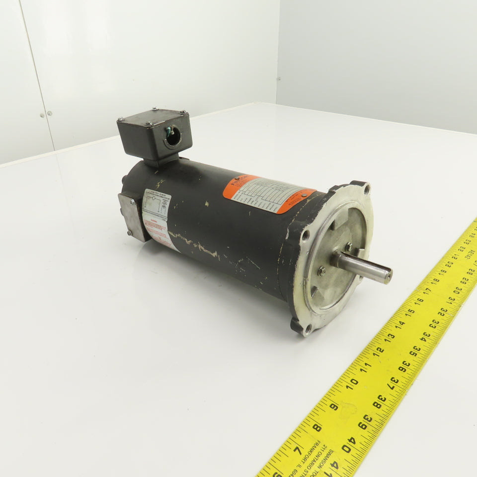 IMO Fincor 9305009TN-B 0.5HP DC Electric Motor 1750RPM 90VDC 4.8A 56C Frame