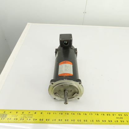 IMO Fincor 9305009TN-B 0.5HP DC Electric Motor 1750RPM 90VDC 4.8A 56C Frame